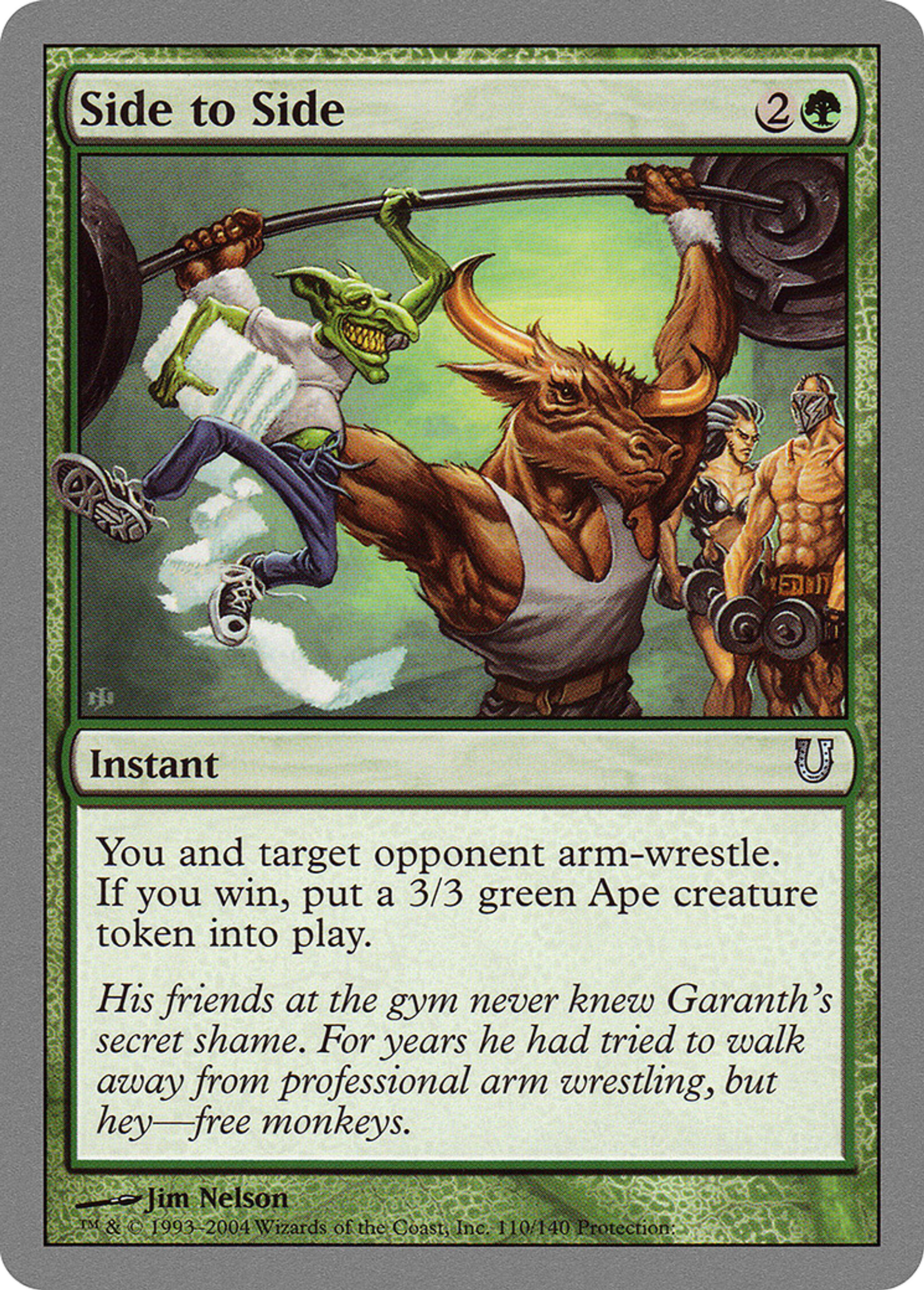 Side to Side — Unhinged — Magic: The Gathering