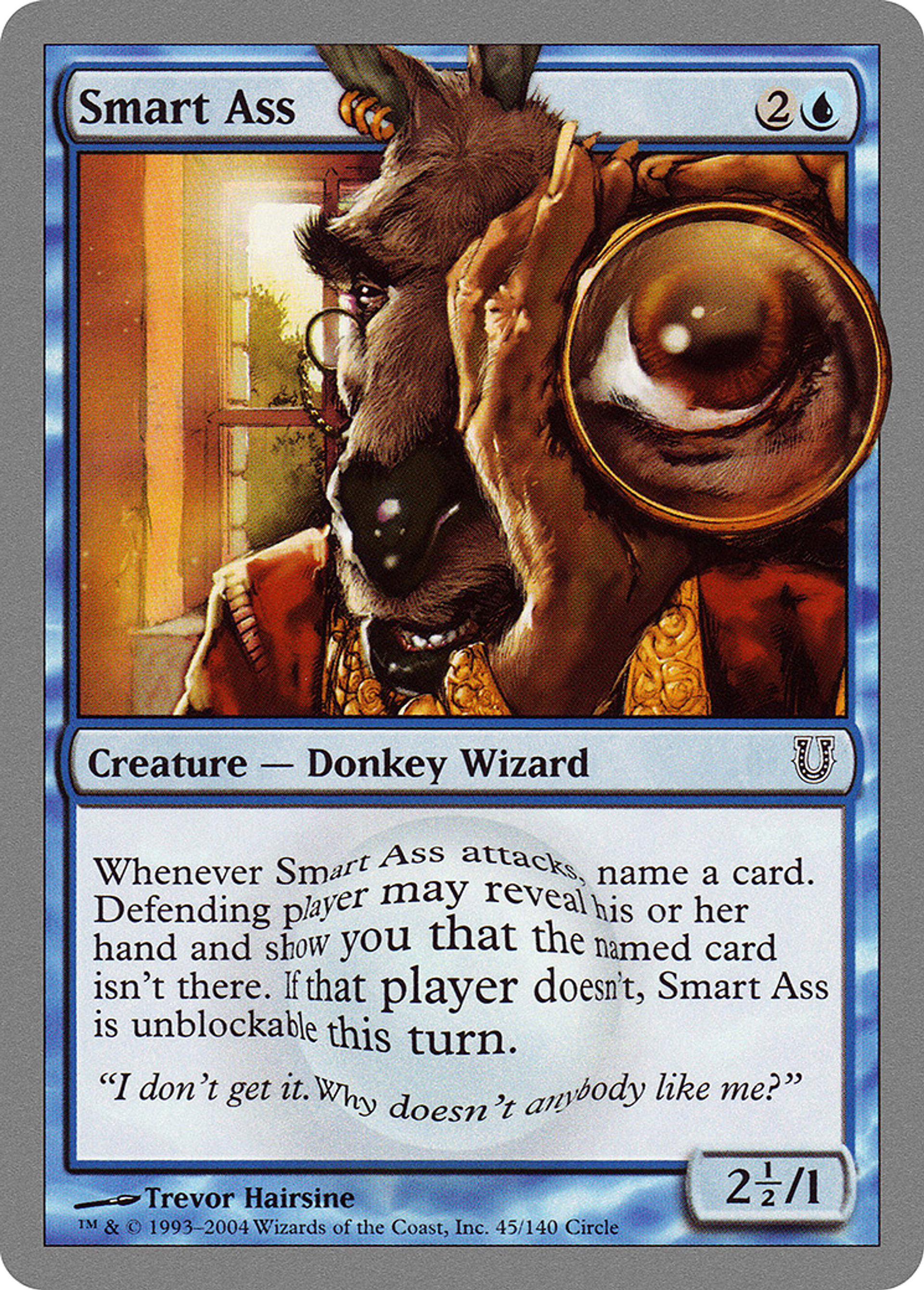 Smart Ass — Unhinged — Magic: The Gathering