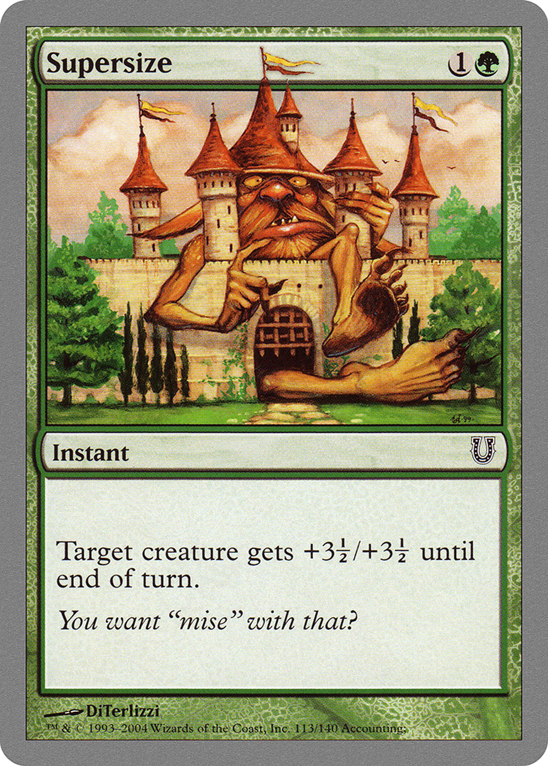 Supersize — Unhinged — Magic: The Gathering