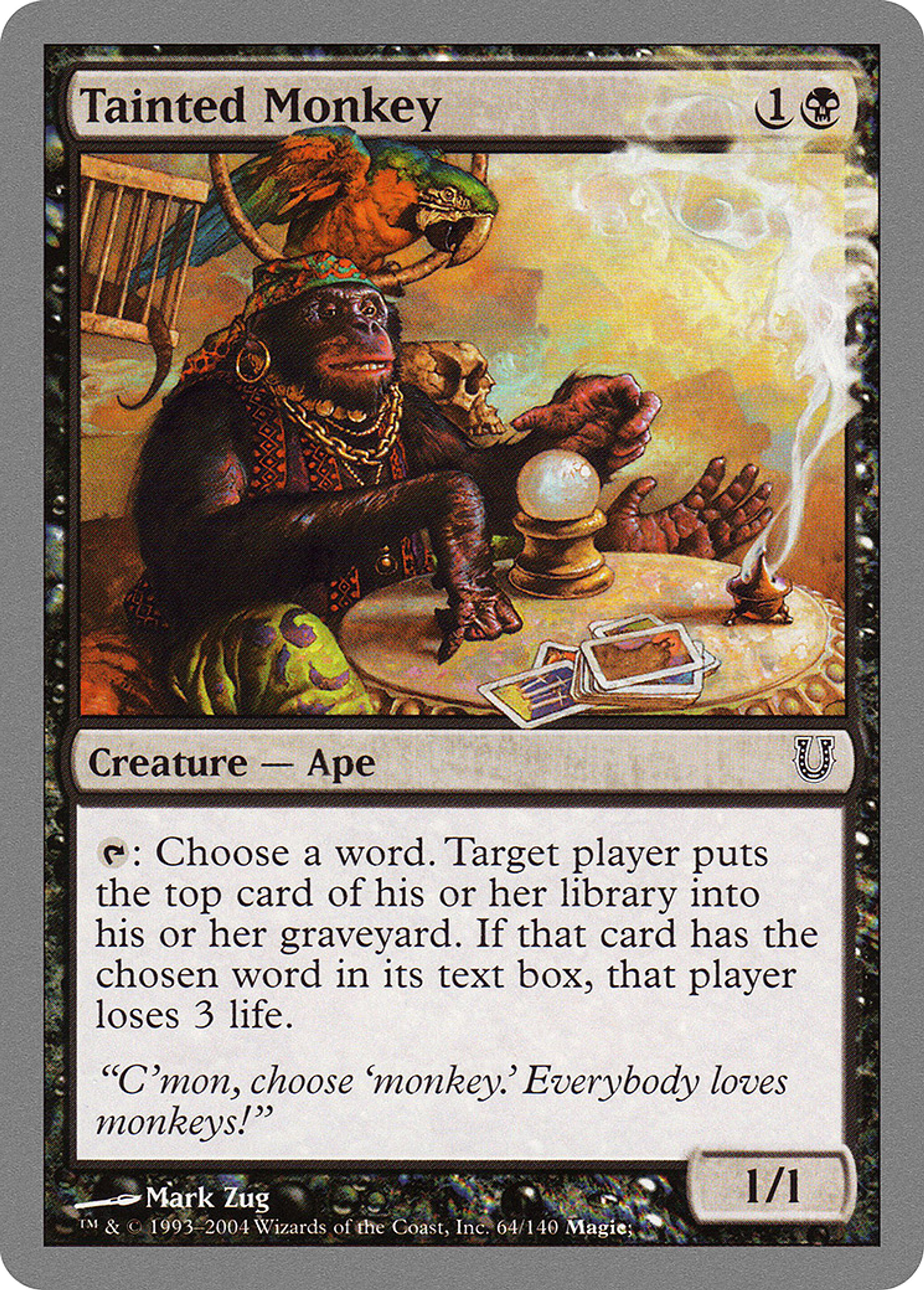 Tainted Monkey — Unhinged — Magic: The Gathering