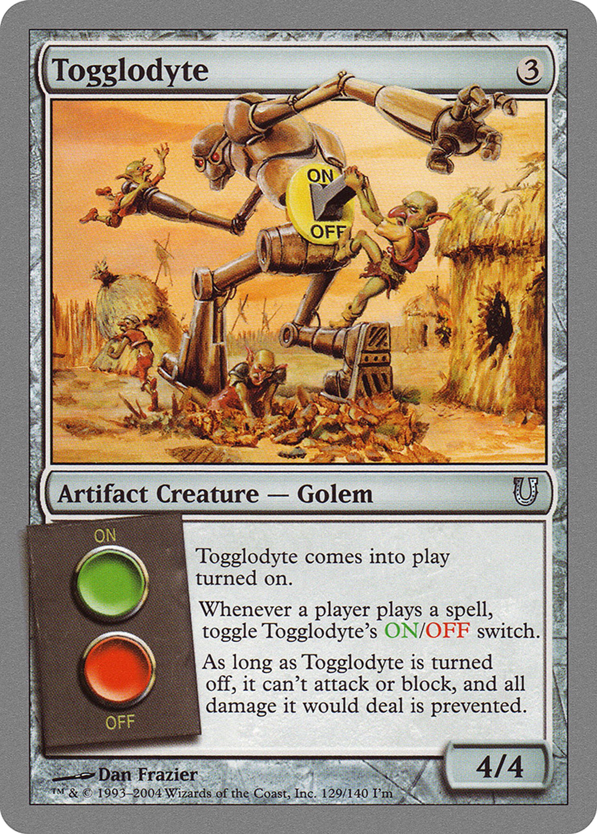 Togglodyte — Unhinged — Magic: The Gathering