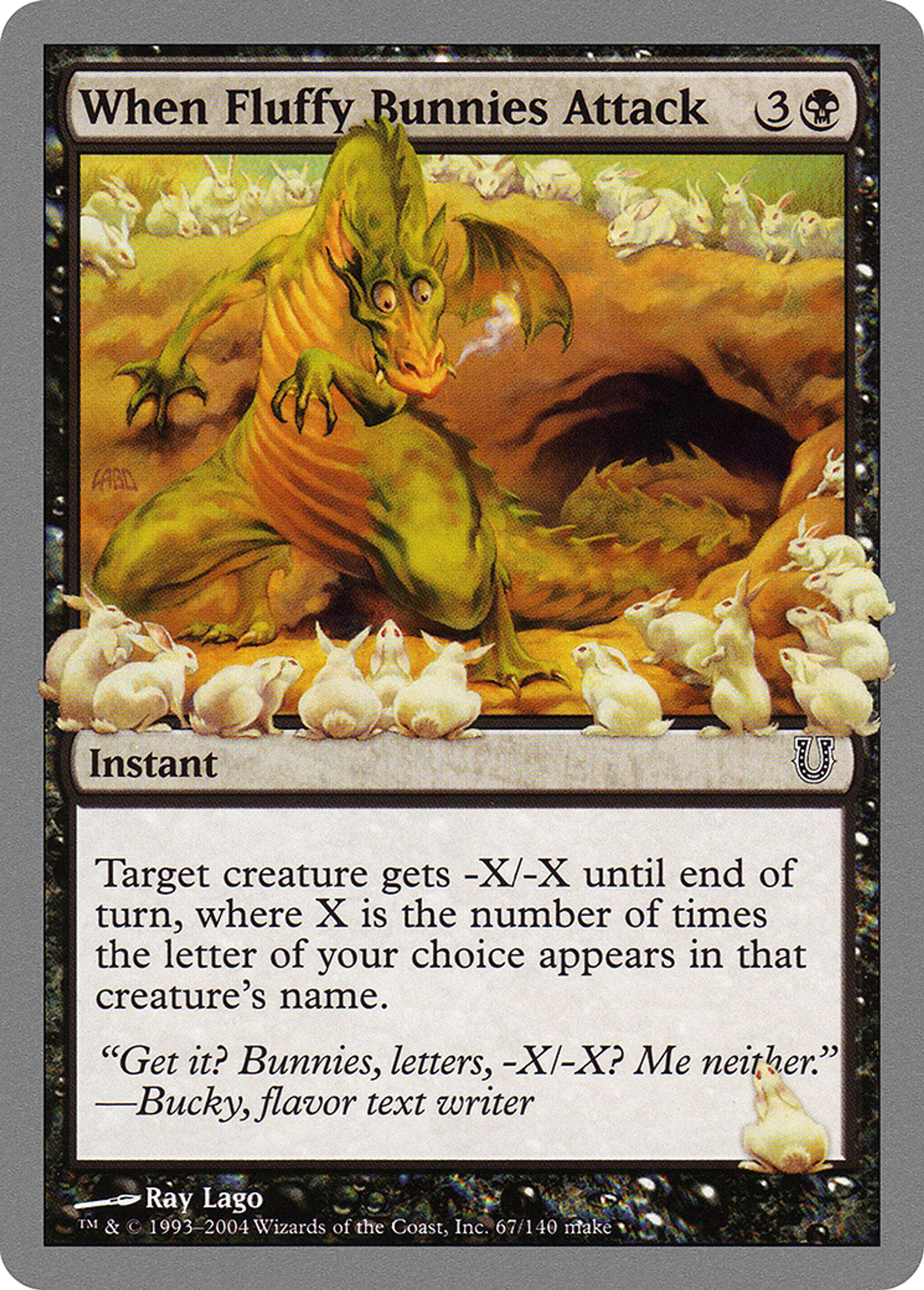 When Fluffy Bunnies Attack — Unhinged — Magic: The Gathering