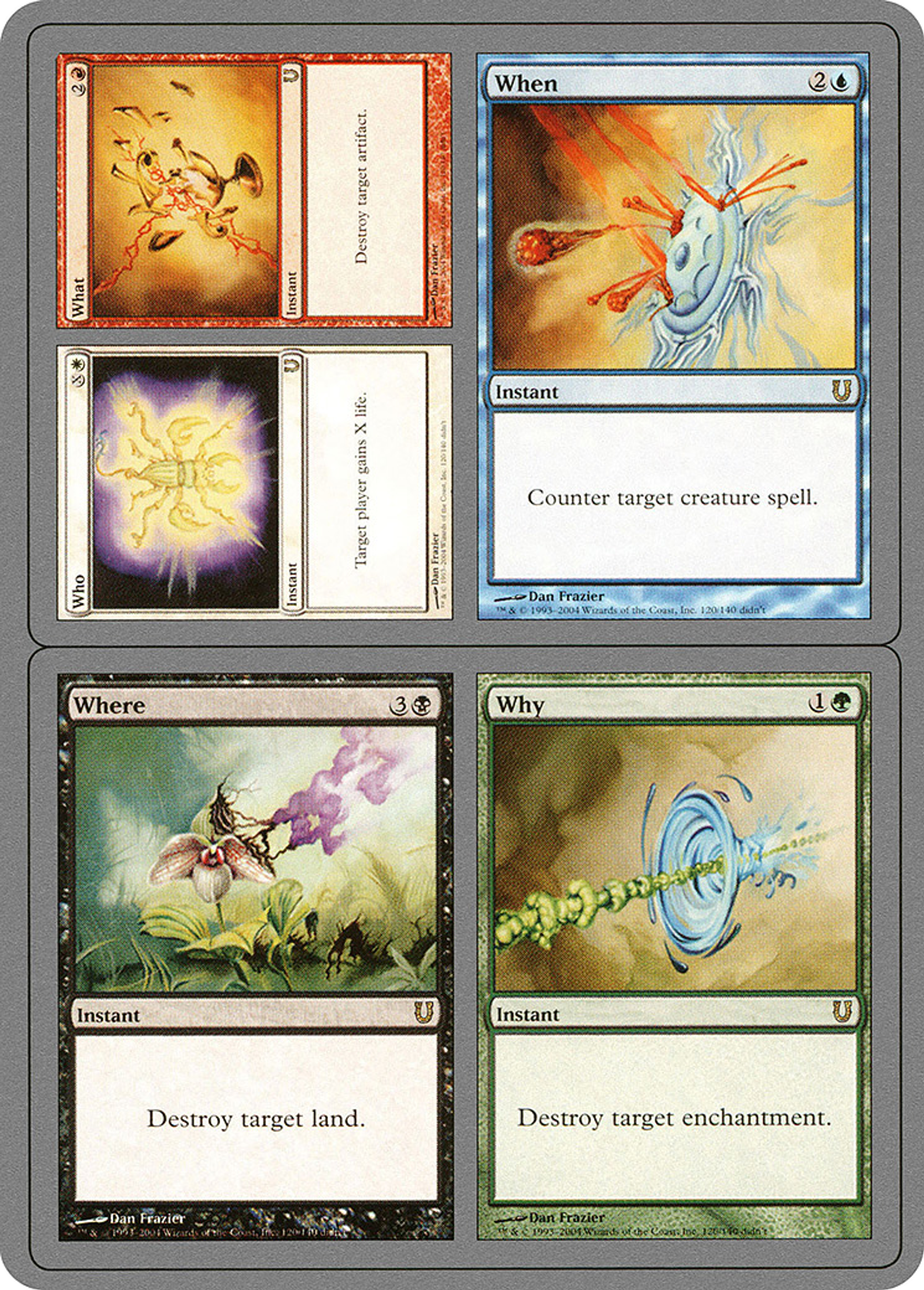 Who // What // When // Where // Why — Unhinged — Magic: The Gathering