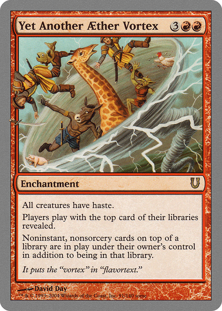 Yet Another Aether Vortex — Unhinged — Magic: The Gathering