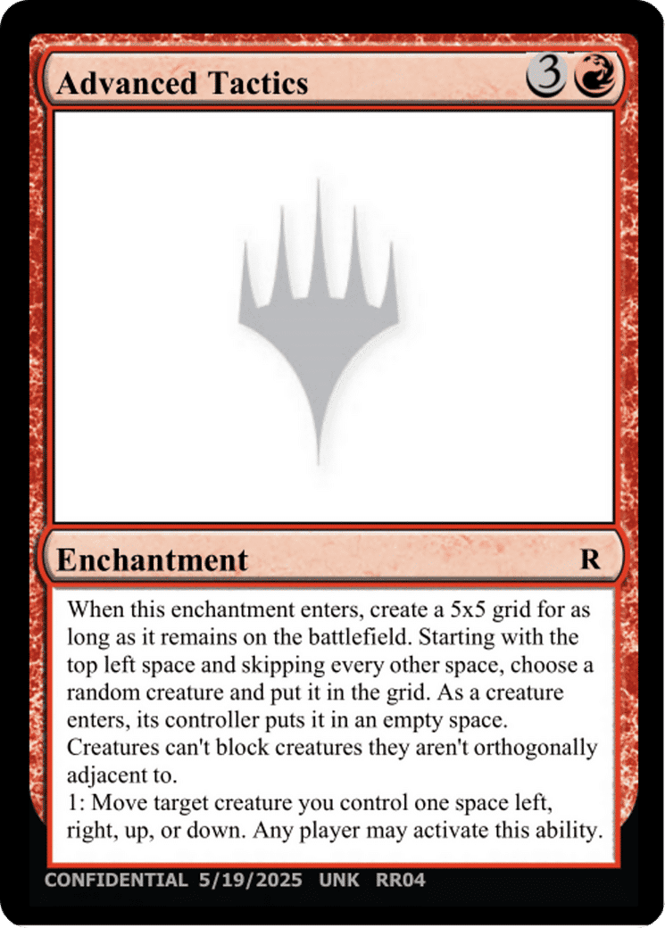 Advanced Tactics — Unknown Event — Magic: The Gathering
