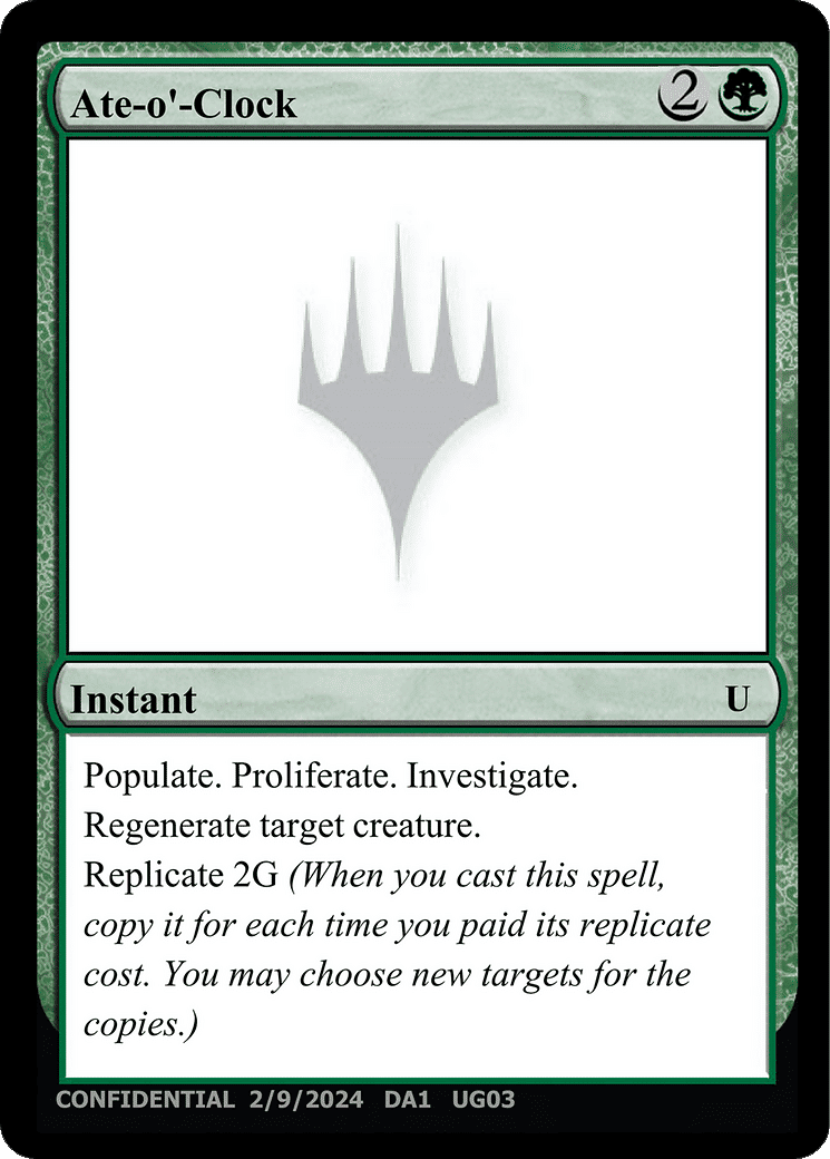 Ate-o'-Clock — Unknown Event — Magic: The Gathering