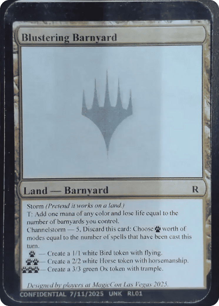 Blustering Barnyard — Unknown Event — Magic: The Gathering