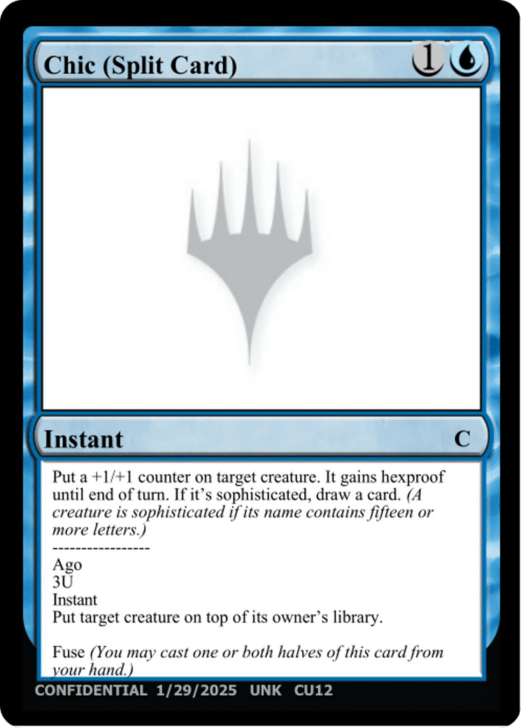Chic // Ago — Unknown Event — Magic: The Gathering