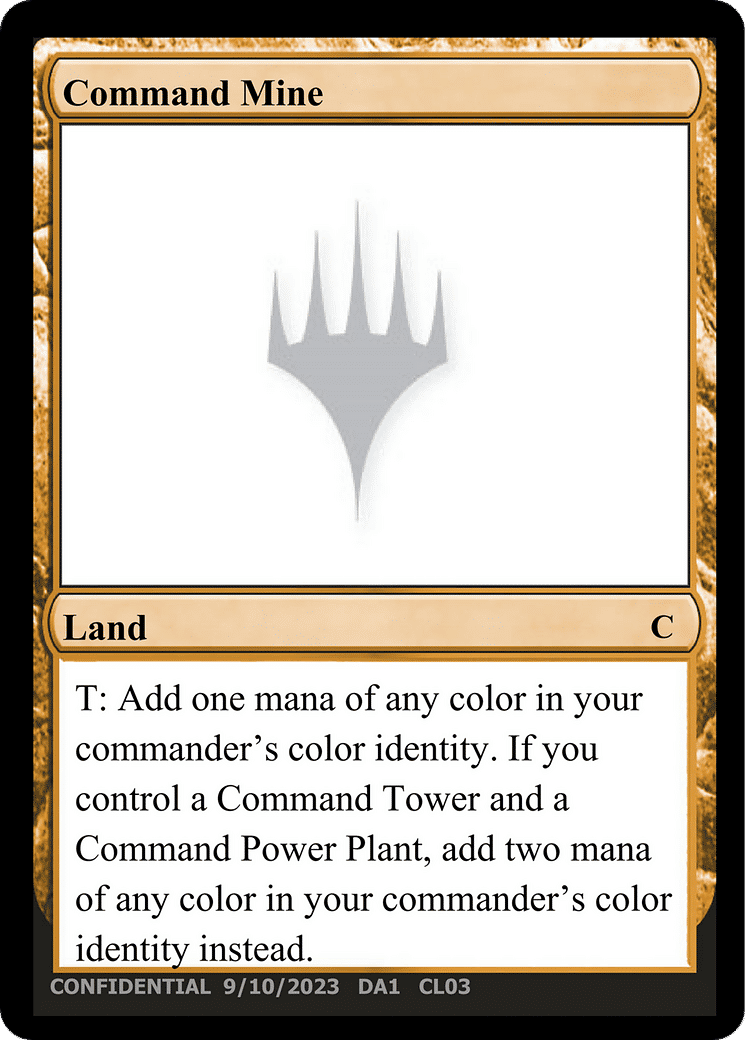 Command Mine — Unknown Event — Magic: The Gathering