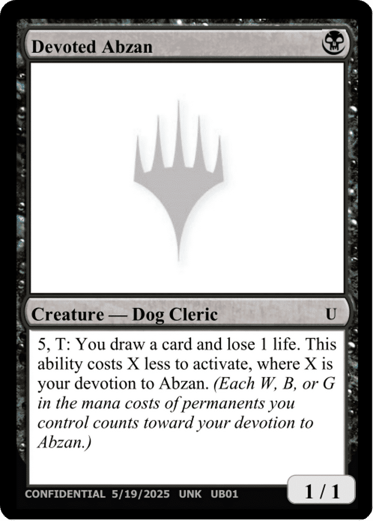 Devoted Abzan — Unknown Event — Magic: The Gathering