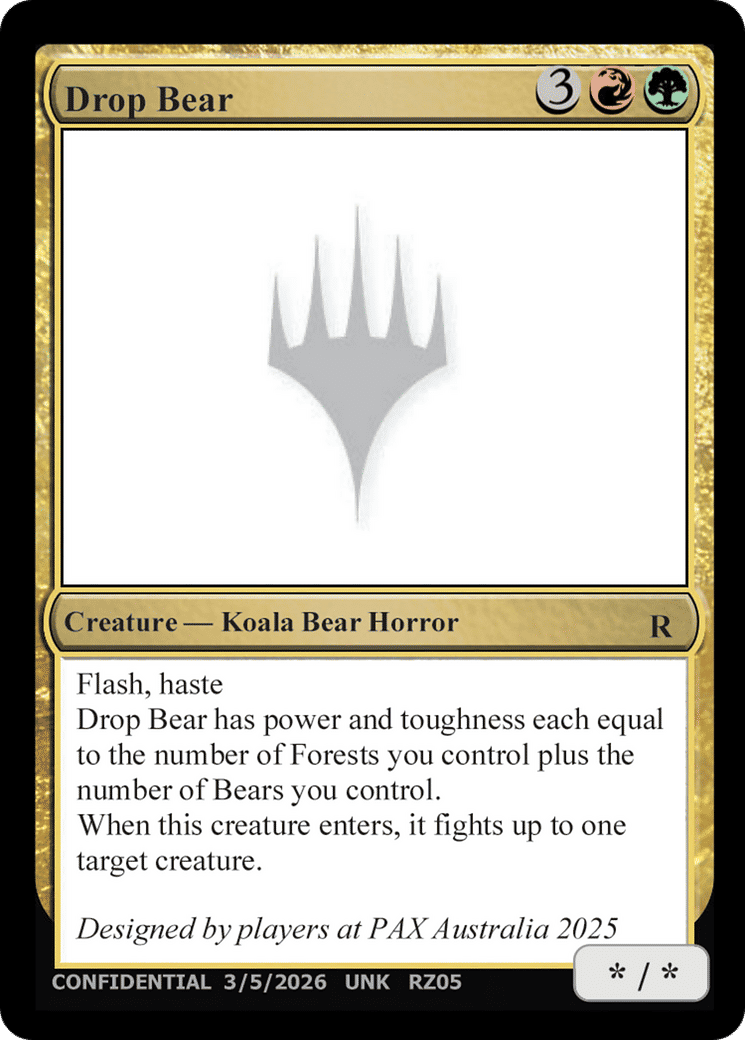 Drop Bear — Unknown Event — Magic: The Gathering
