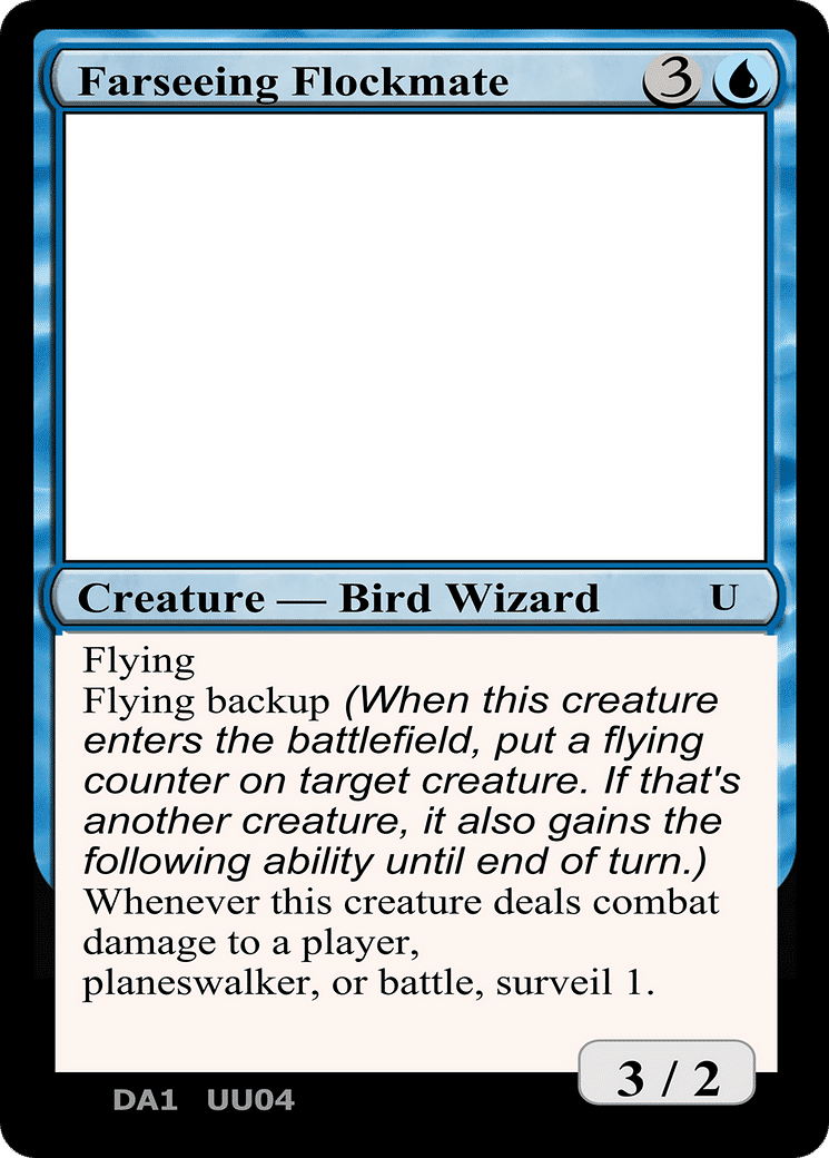 Farseeing Flockmate — Unknown Event — Magic: The Gathering