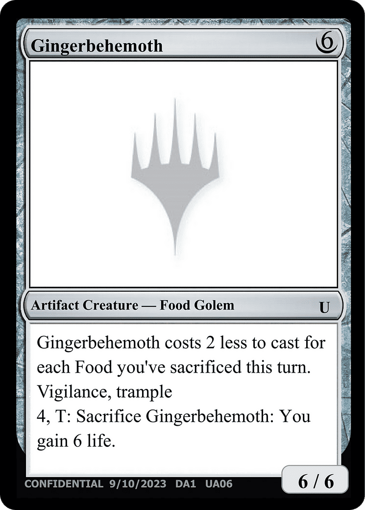 Gingerbehemoth — Unknown Event — Magic: The Gathering