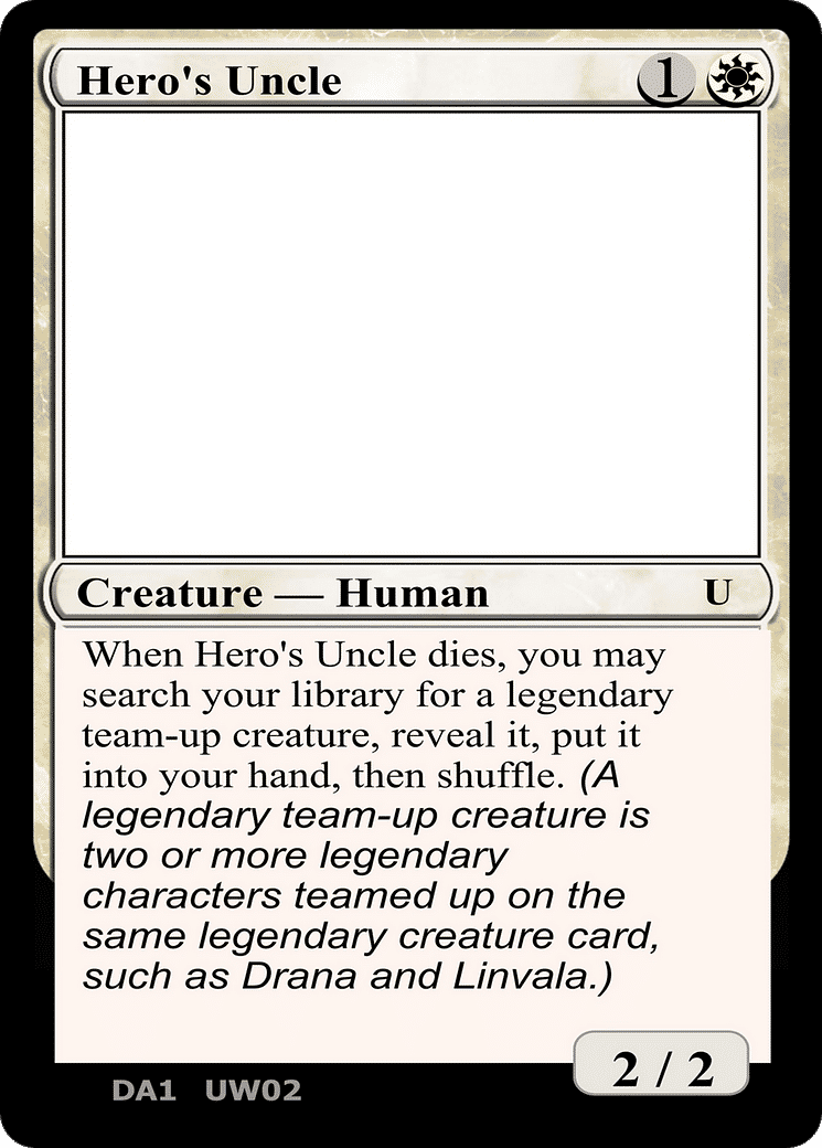 Hero's Uncle — Unknown Event — Magic: The Gathering