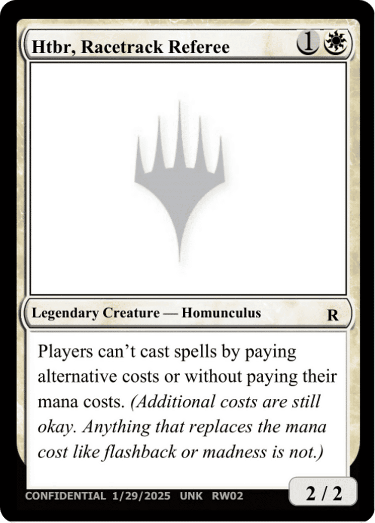 Htbr, Racetrack Referee — Unknown Event — Magic: The Gathering