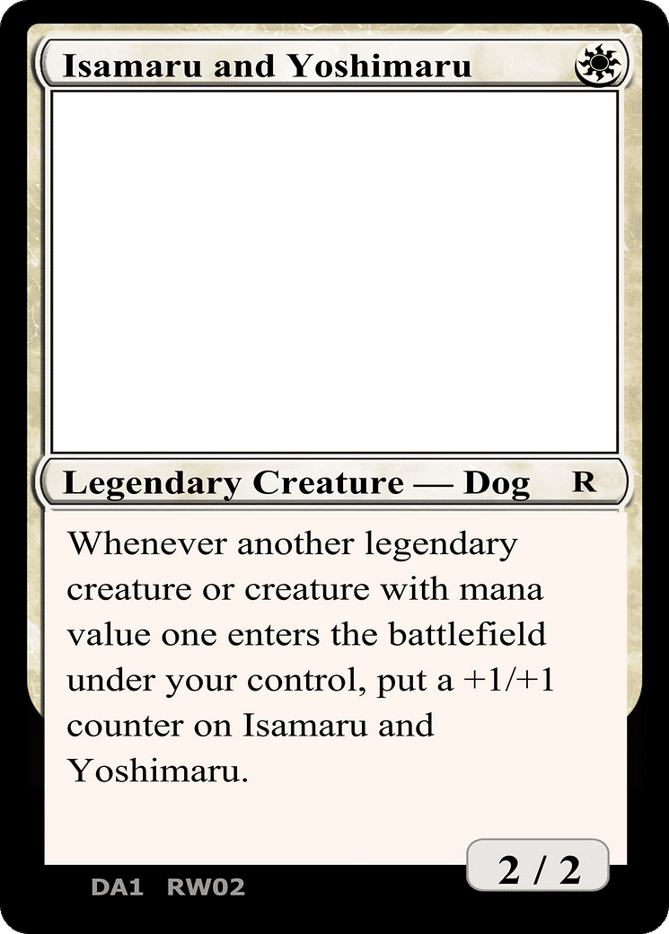 Isamaru and Yoshimaru — Unknown Event — Magic: The Gathering