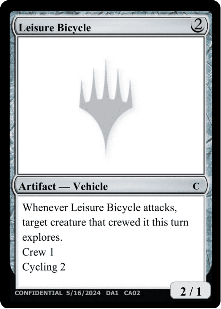 Leisure Bicycle — Unknown Event — Magic: The Gathering