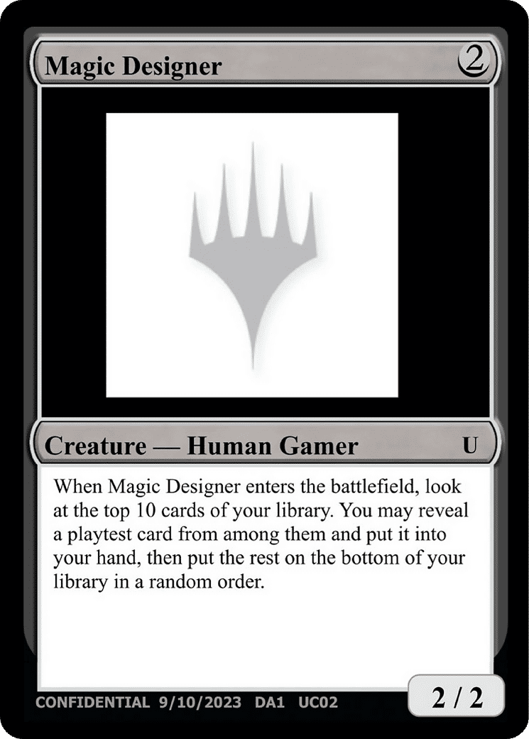 Magic Designer — Unknown Event — Magic: The Gathering