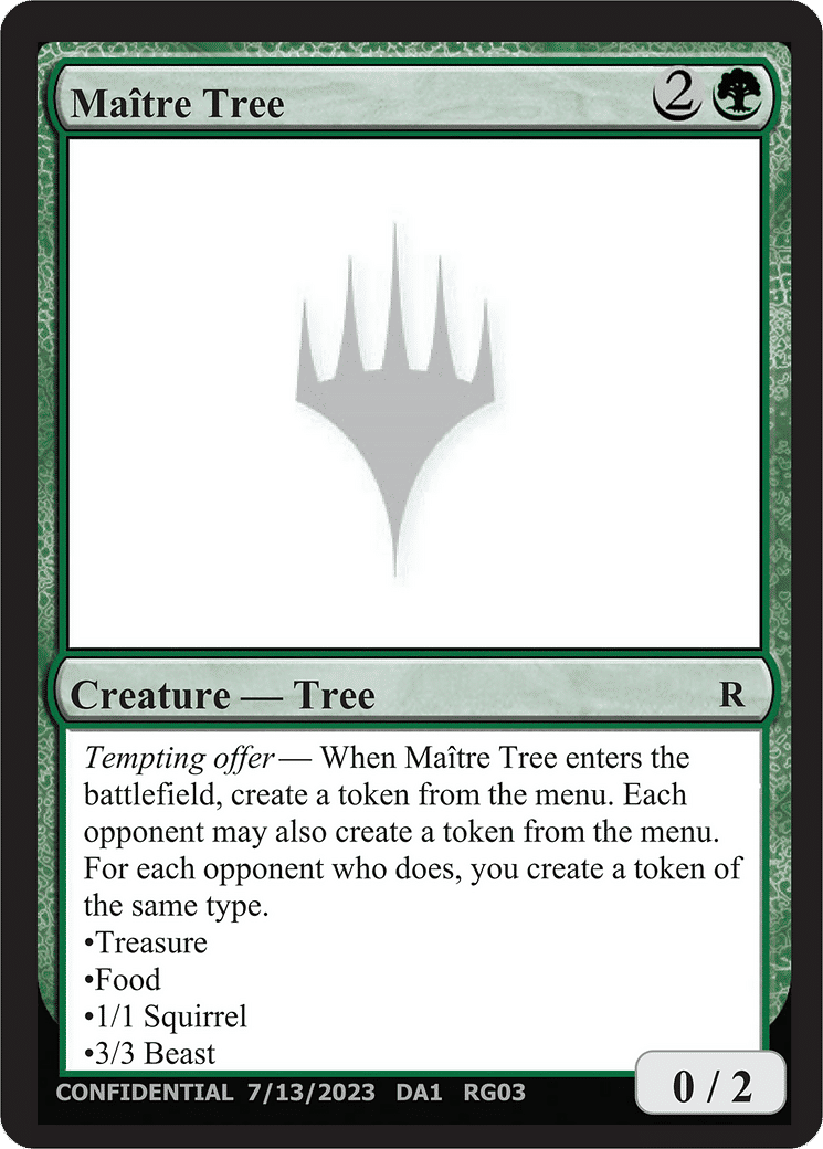 Maître Tree — Unknown Event — Magic: The Gathering