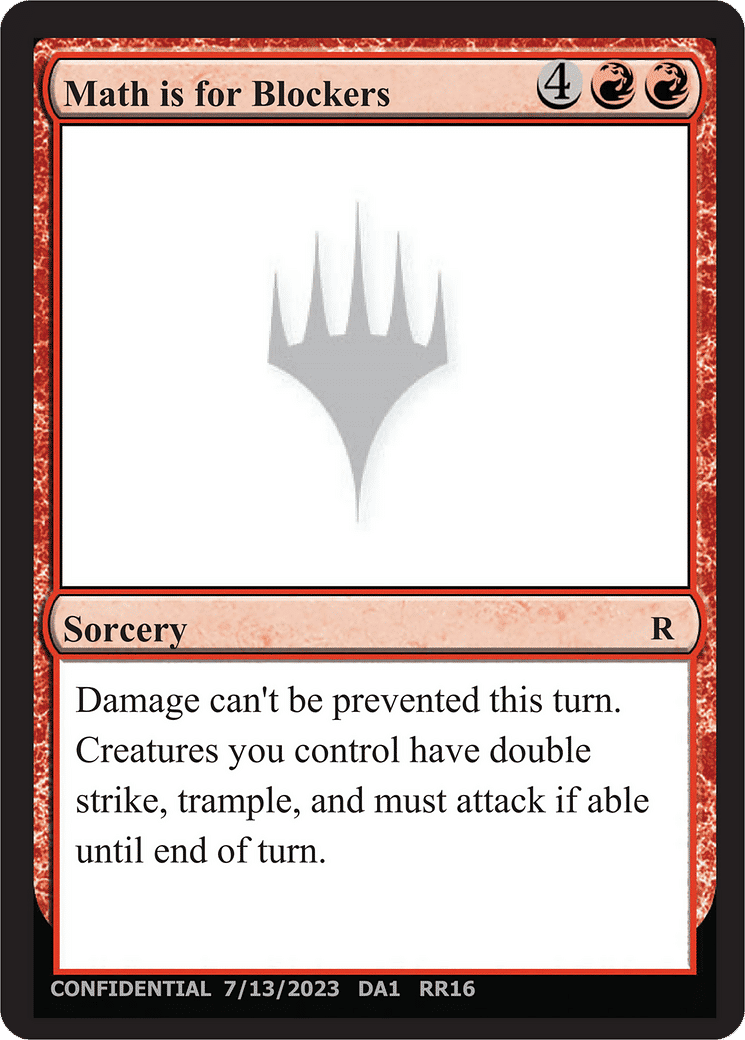 Math is for Blockers — Unknown Event — Magic: The Gathering