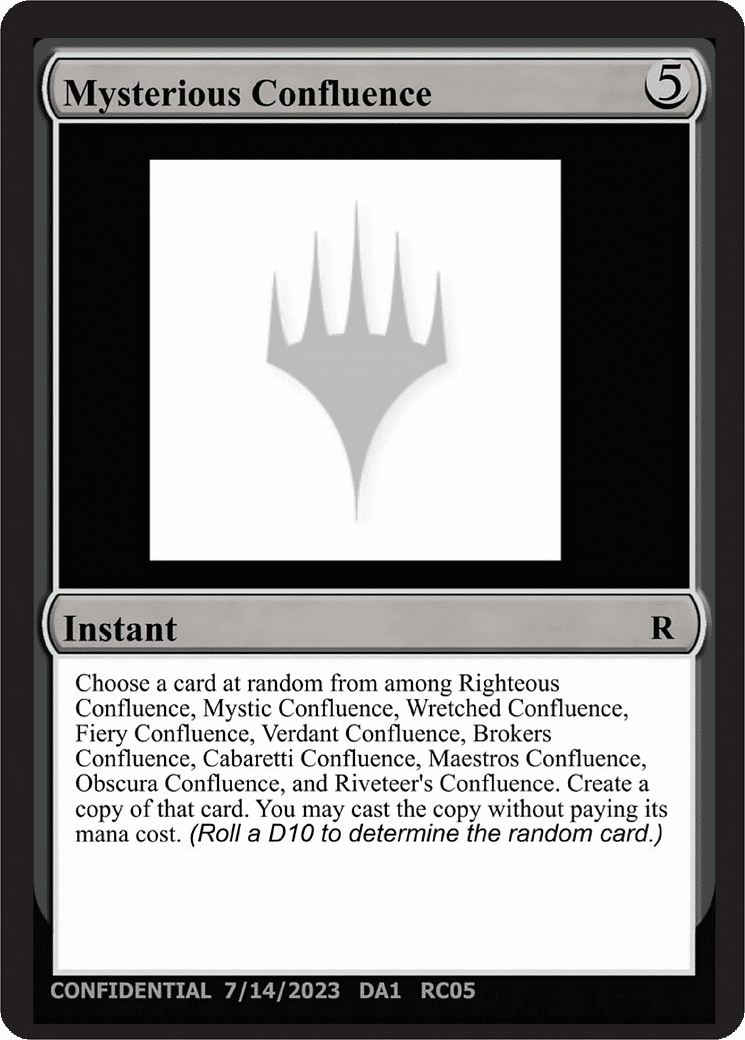 Mysterious Confluence — Unknown Event — Magic: The Gathering