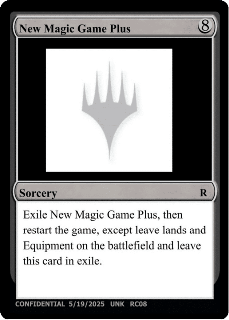 New Magic Game Plus — Unknown Event — Magic: The Gathering