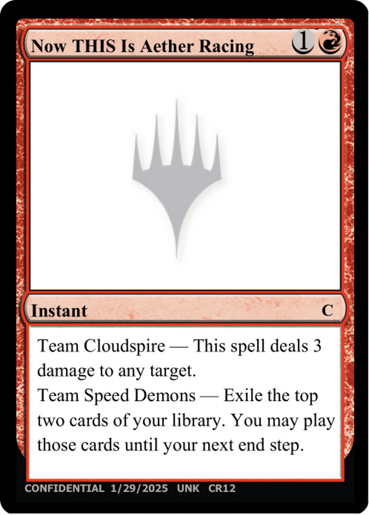 Now THIS Is Aether Racing — Unknown Event — Magic: The Gathering