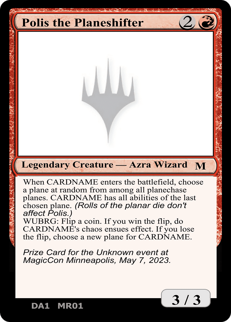 Polis the Planeshifter — Unknown Event — Magic: The Gathering