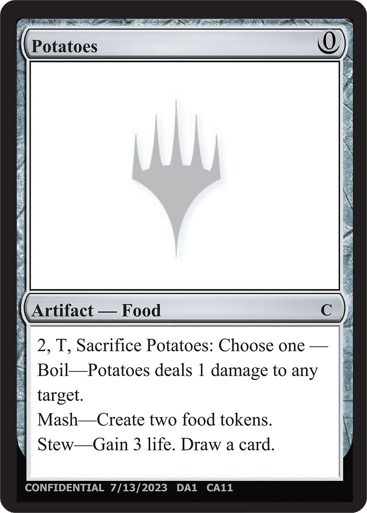 Potatoes — Unknown Event — Magic: The Gathering