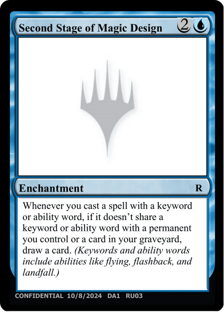 Second Stage of Magic Design — Unknown Event — Magic: The Gathering