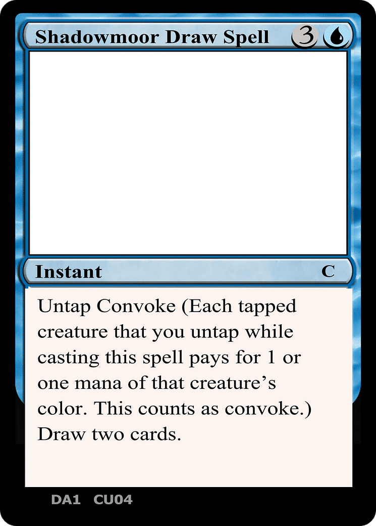 Shadowmoor Draw Spell — Unknown Event — Magic: The Gathering