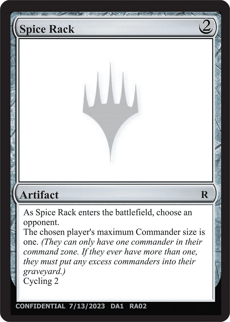 Spice Rack — Unknown Event — Magic: The Gathering