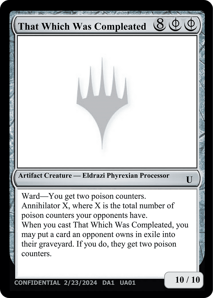 That Which Was Compleated — Unknown Event — Magic: The Gathering