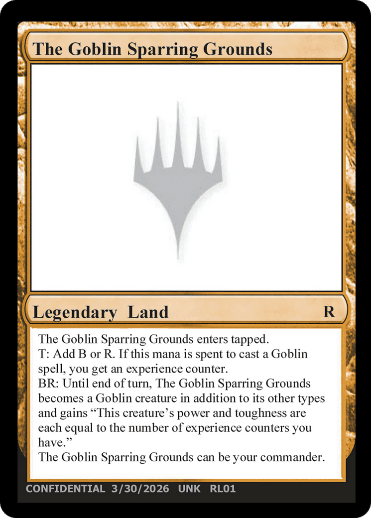 The Goblin Sparring Grounds — Unknown Event — Magic: The Gathering