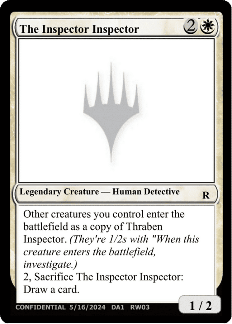The Inspector Inspector — Unknown Event — Magic: The Gathering