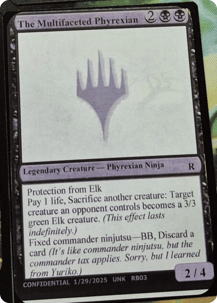 The Multifaceted Phyrexian — Unknown Event — Magic: The Gathering
