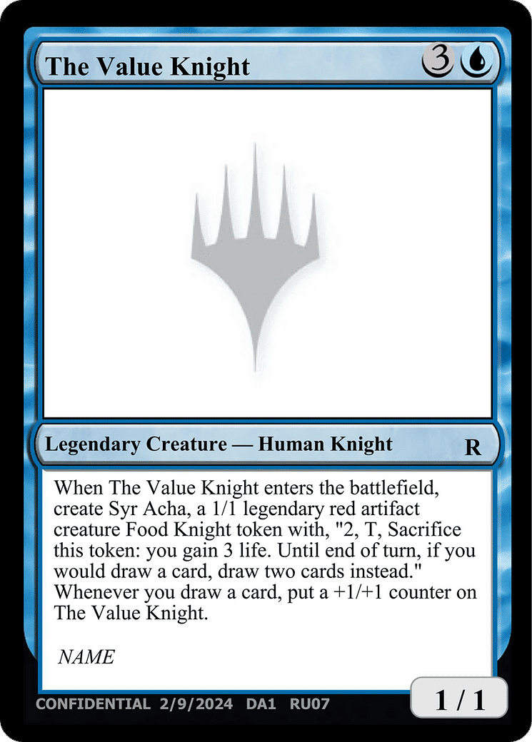 The Value Knight — Unknown Event — Magic: The Gathering