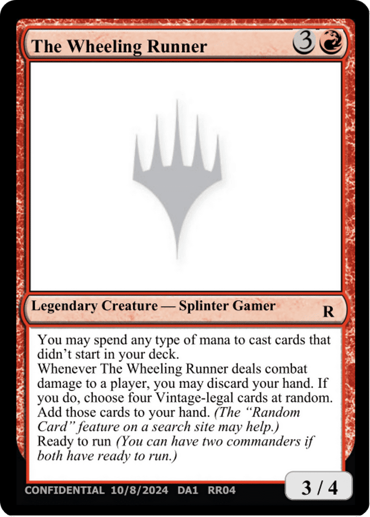 The Wheeling Runner — Unknown Event — Magic: The Gathering
