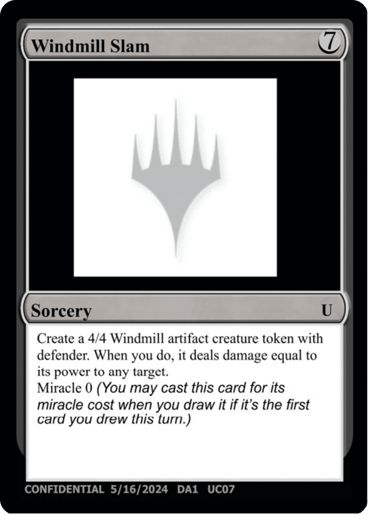 Windmill Slam — Unknown Event — Magic: The Gathering