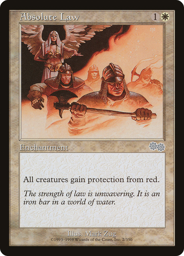 Absolute Law — Urza's Saga — Magic: The Gathering