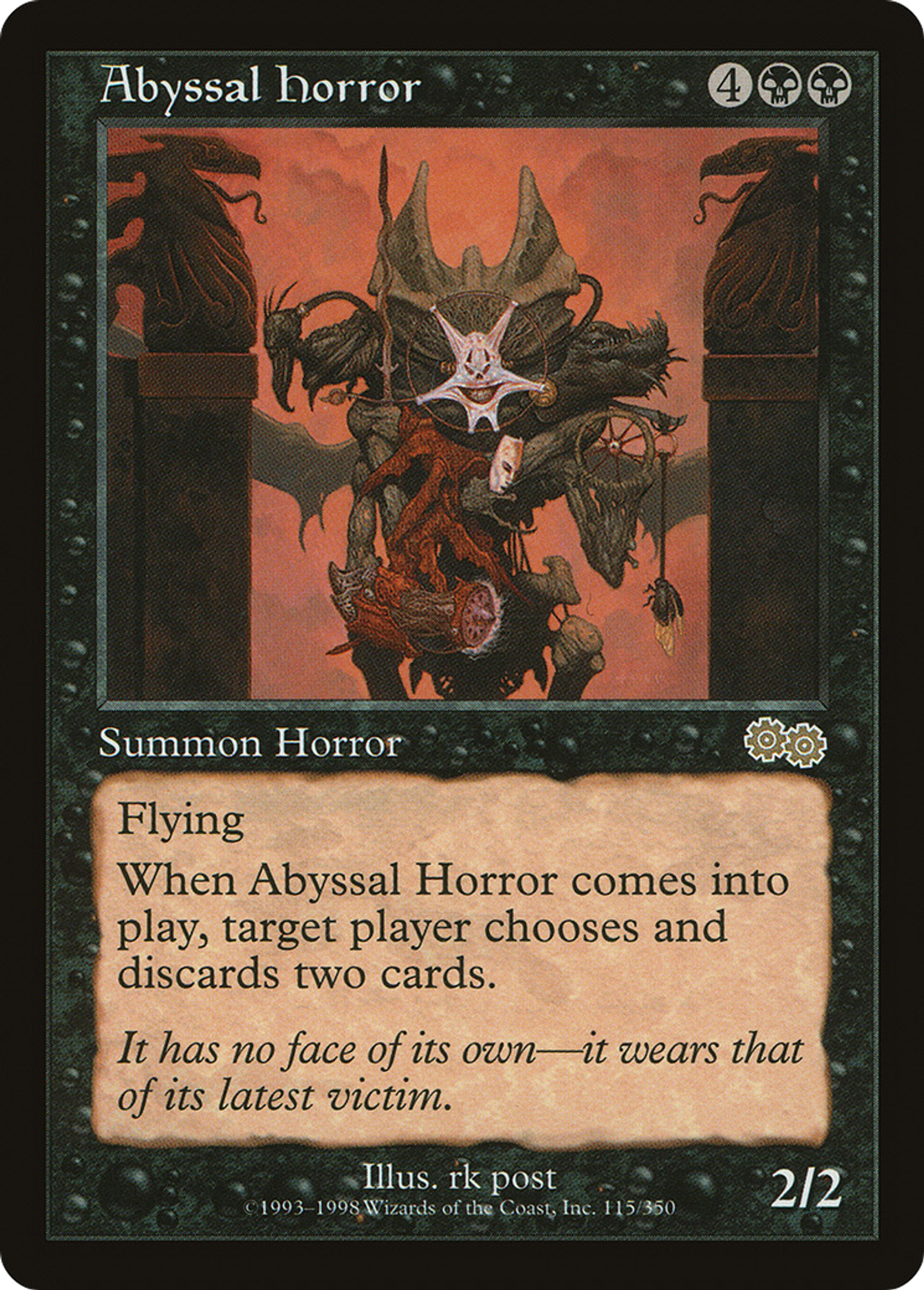 Abyssal Horror — Urza's Saga — Magic: The Gathering