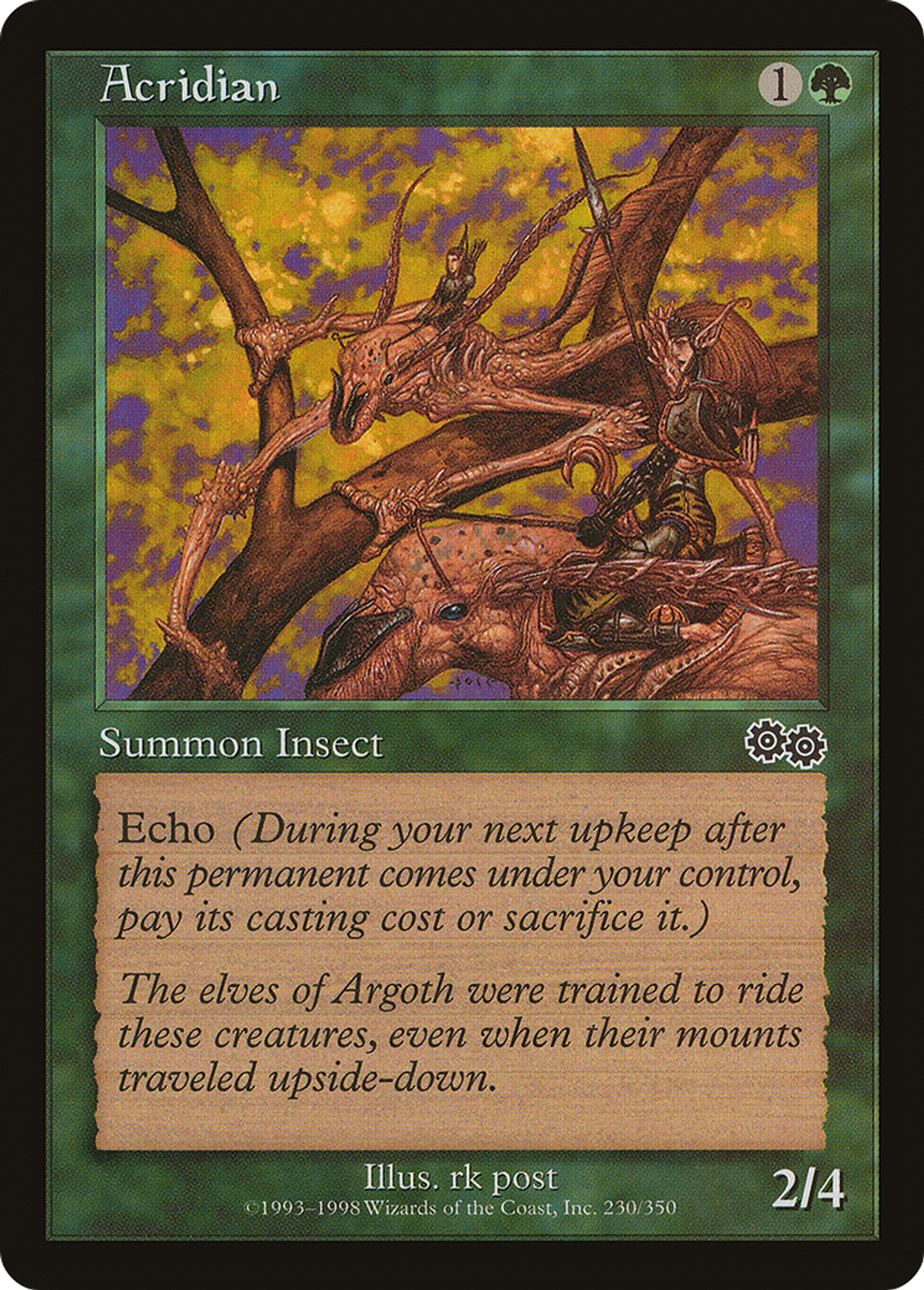 Acridian — Urza's Saga — Magic: The Gathering