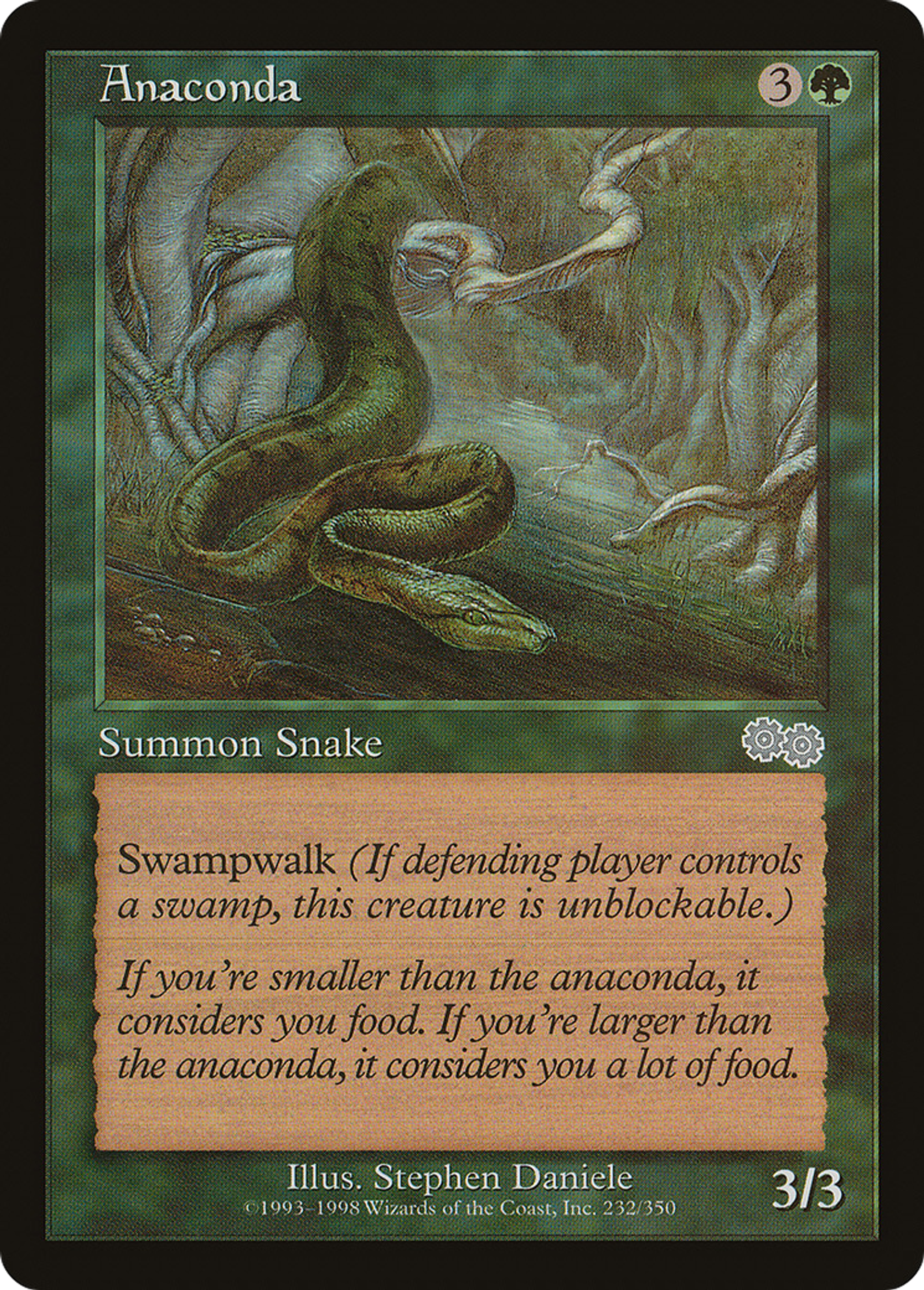 Anaconda — Urza's Saga — Magic: The Gathering