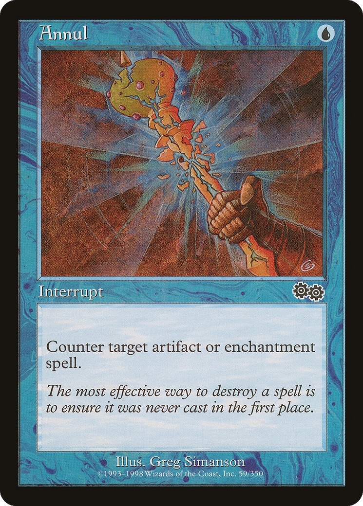 Annul — Urza's Saga — Magic: The Gathering