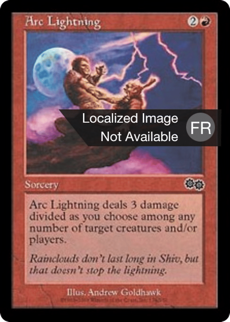 Arc électrique — Urza's Saga — Magic: The Gathering