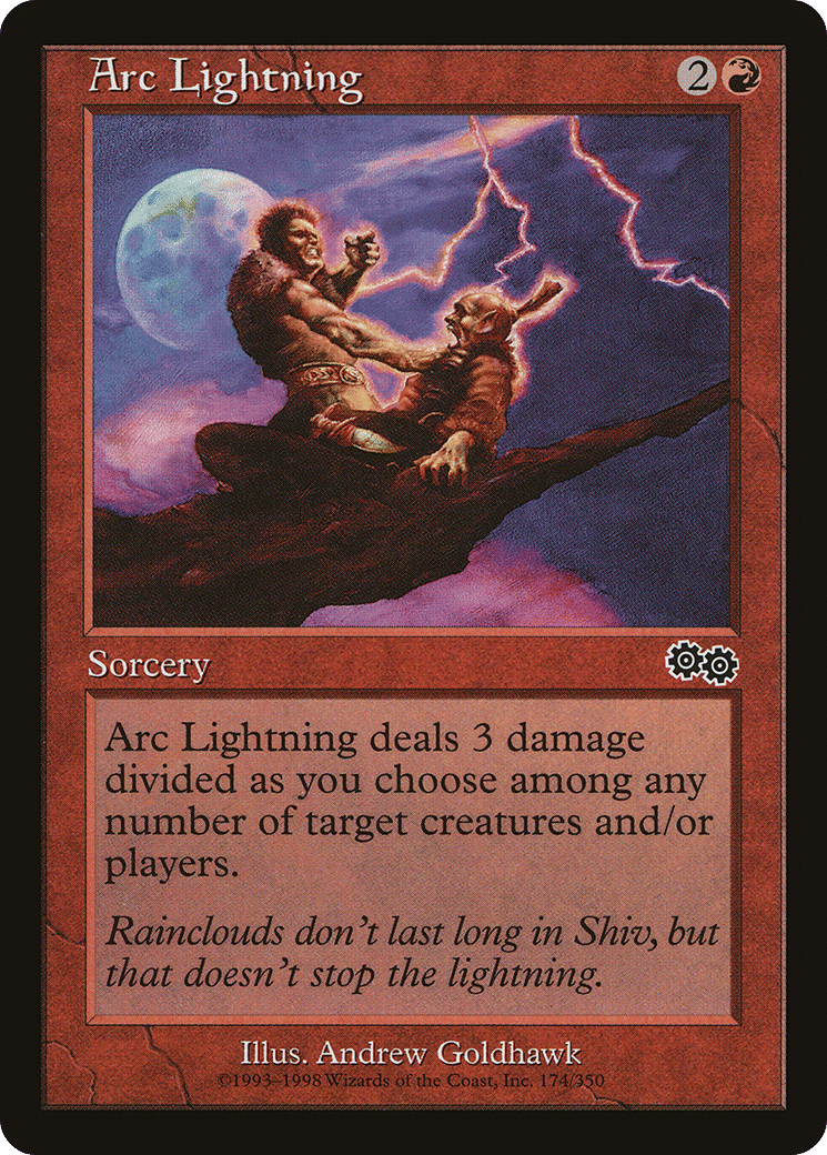 Arc Lightning — Urza's Saga — Magic: The Gathering