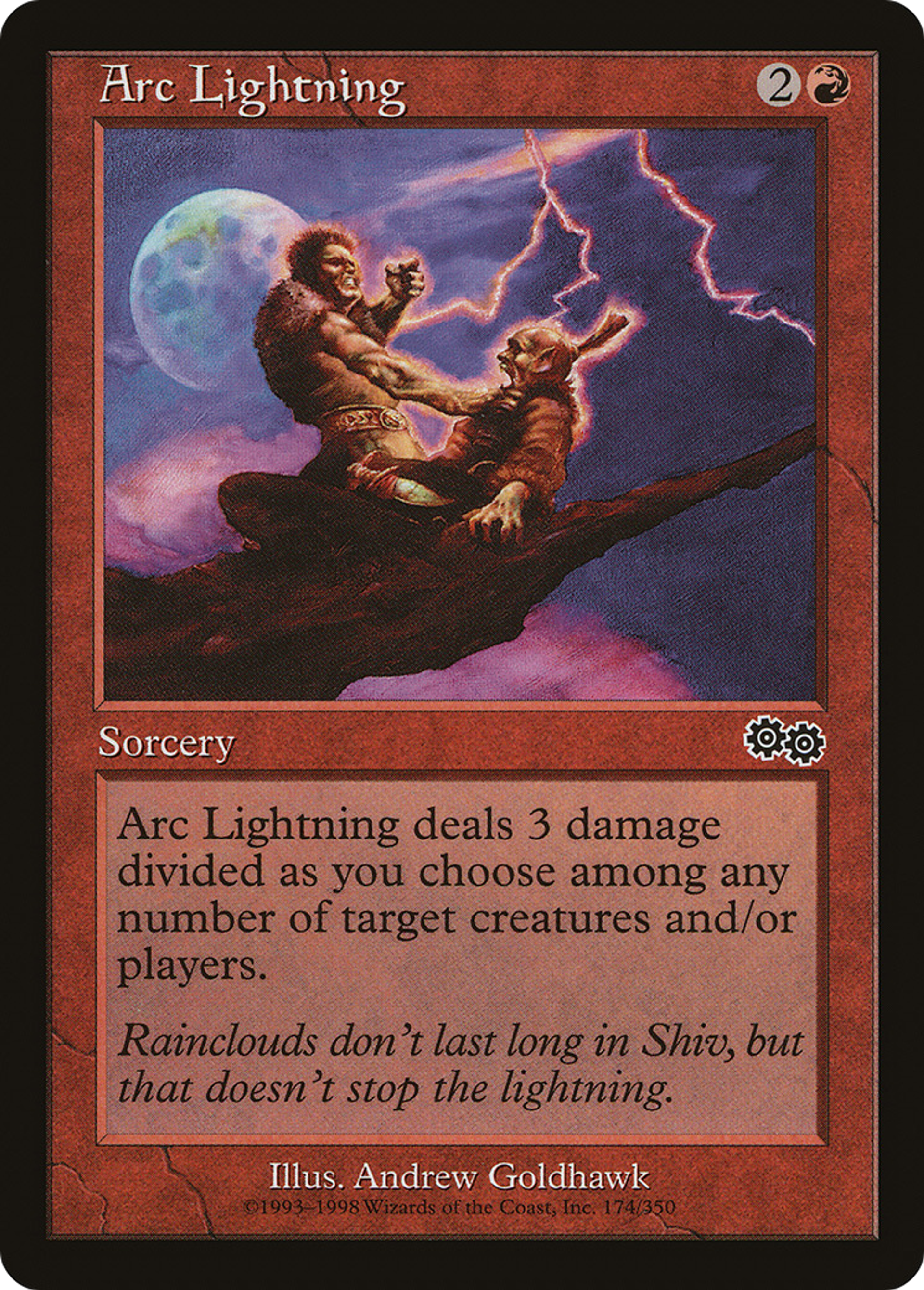 Arc électrique — Urza's Saga — Magic: The Gathering