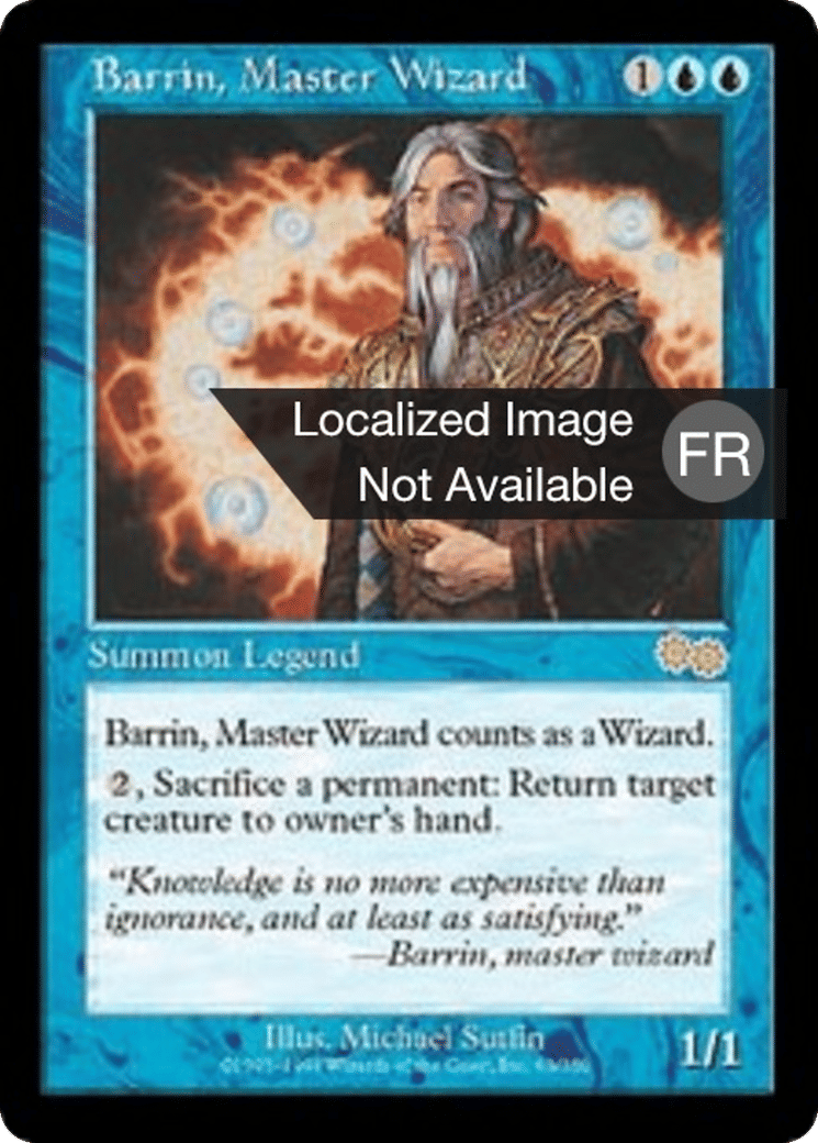 Barrin, maître sorcier — Urza's Saga — Magic: The Gathering