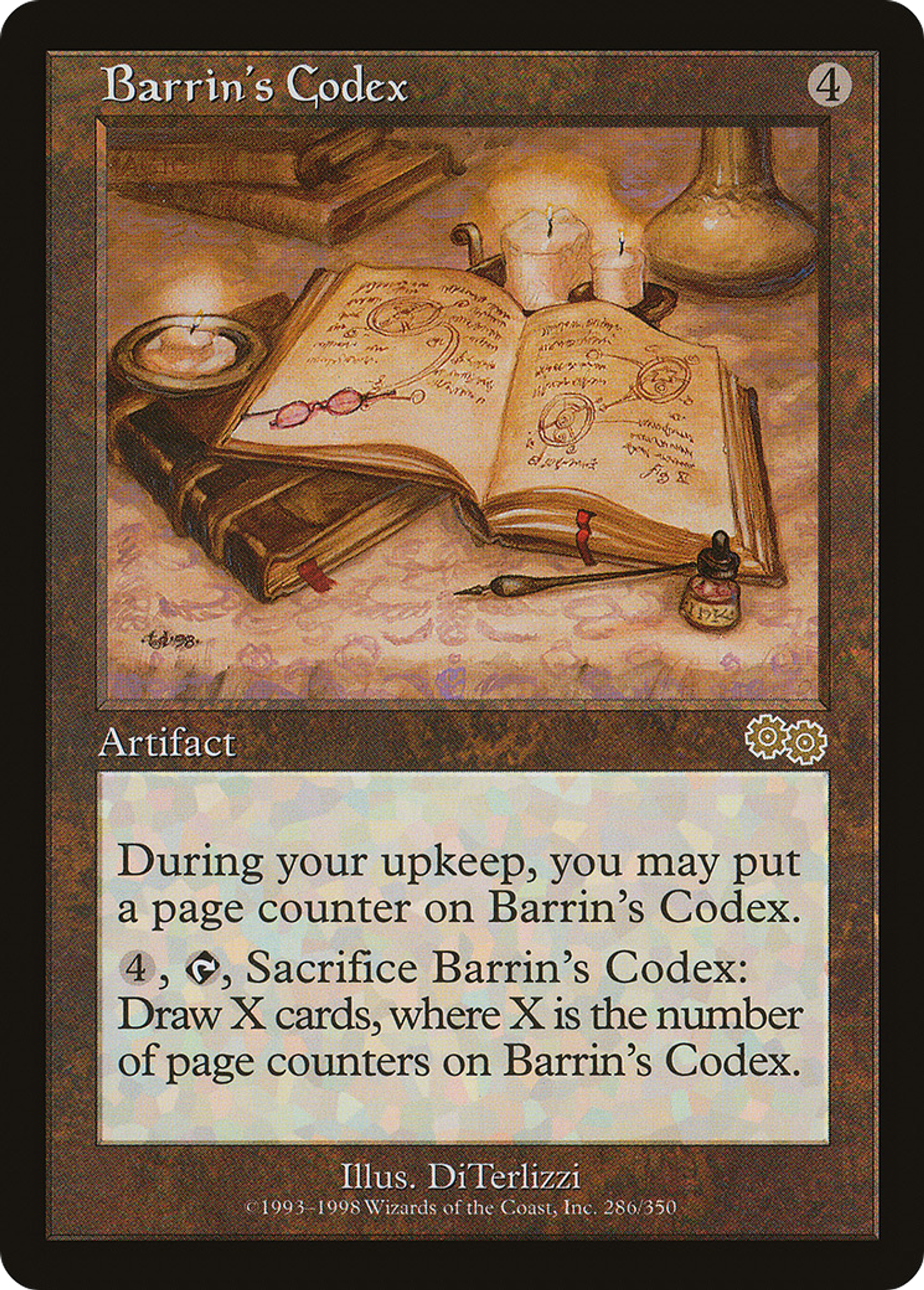 Barrin's Codex — Urza's Saga — Magic: The Gathering