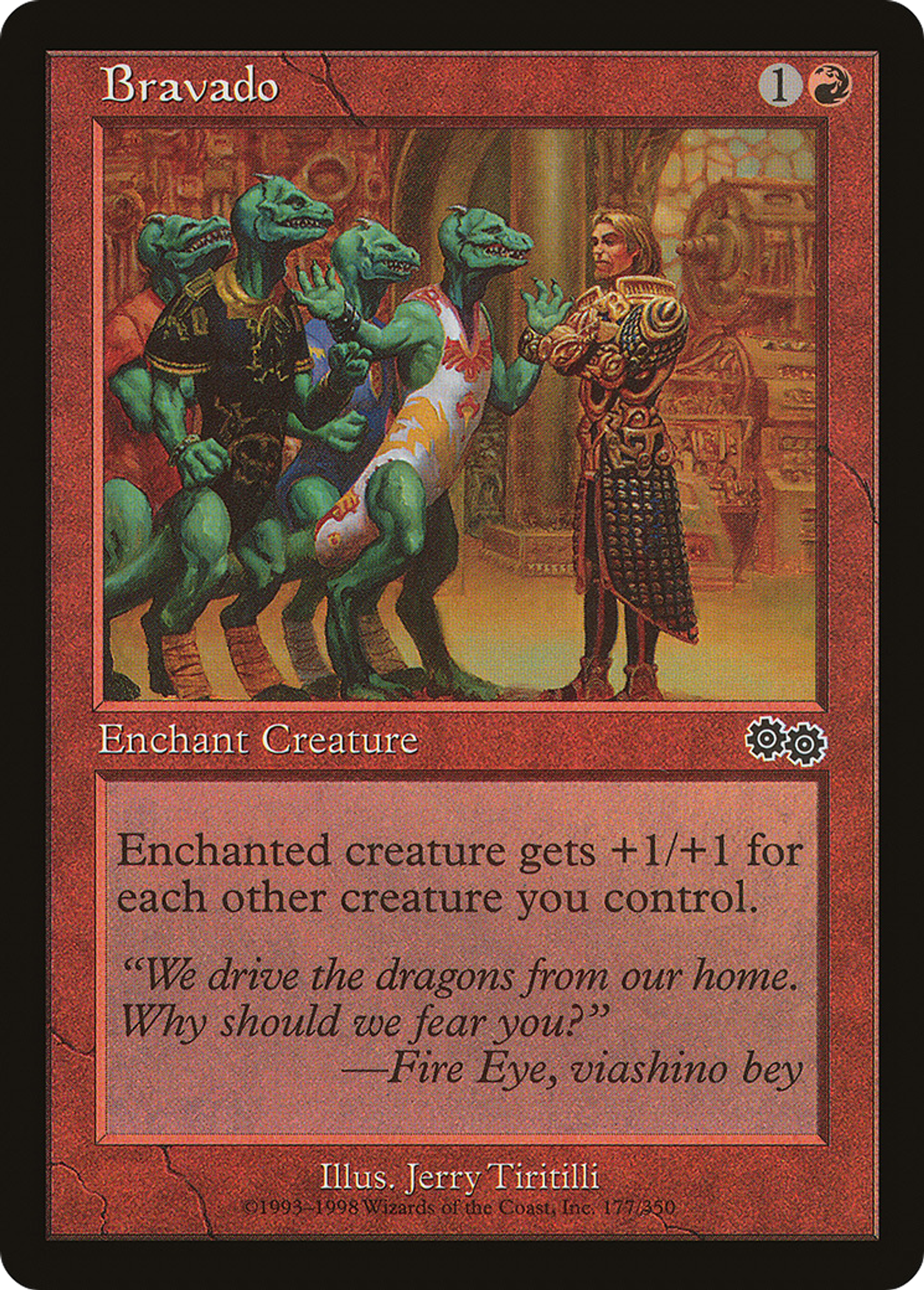 Bravade — Urza's Saga — Magic: The Gathering